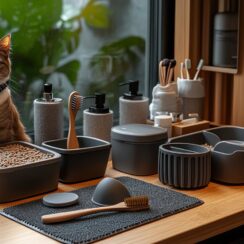 Des accessoires pratiques pour une hygiène impeccable de votre chat