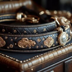 Accessoires de luxe pour nos fidèles compagnons : design et haute qualité