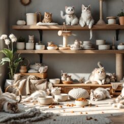 Des jouets, des gamelles et bien plus encore dans notre boutique en ligne pour chats